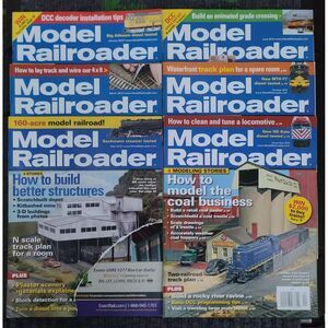 Model‎ Railroader Magazine 2012 Multi Month Locomotive Train Hobby Craft Build
